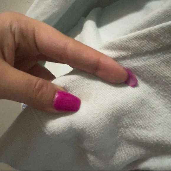 Pink Victorias Secret Light Blue Zip Up Hoodie - Picture 5 of 6